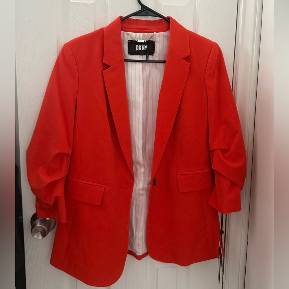DKNY Red Blazer